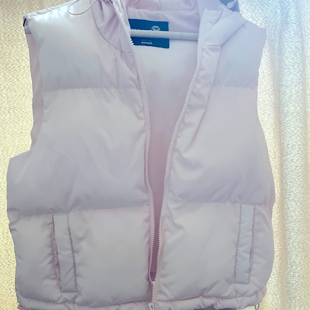 Women's Pink Puffer Vest